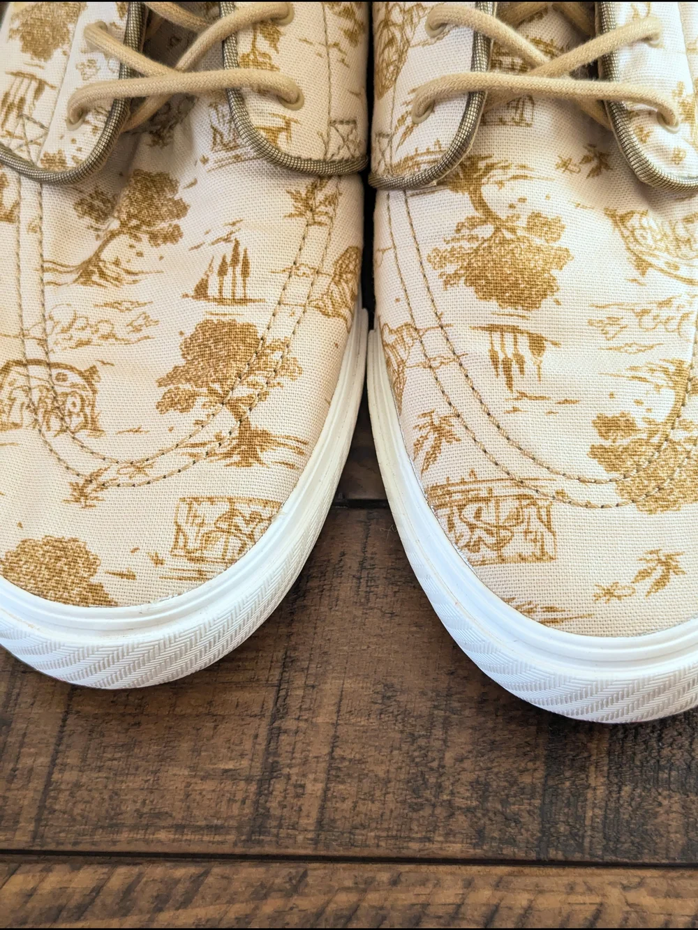 Nike SB Zoom Janoski OG+ PRM City Of Style Sesame Gold FD6641-200 Mens Size 12
